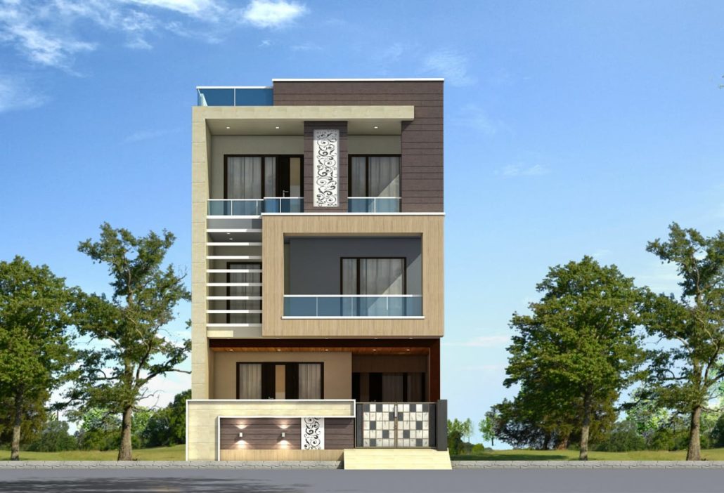 Floor House Plans In India A Narrow Land